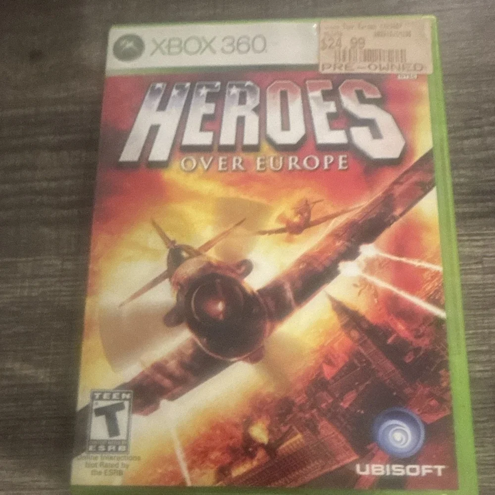 Ubisoft Heroes Over Europe Xbox 360 Shooter Flight Game T-Teen Xbox Live